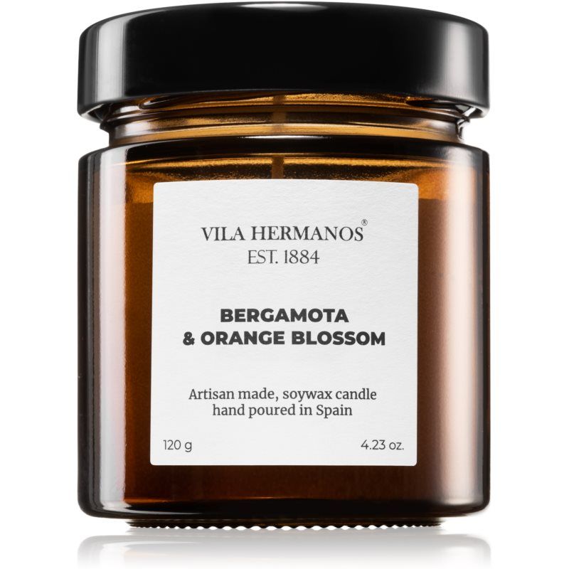 Vila Hermanos Apothecary Bergamot & Orange Blossom Tuoksukynttilä 120 g