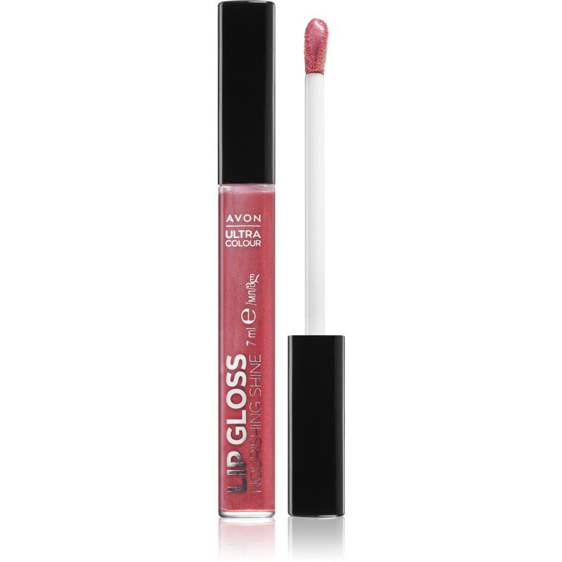 Avon Ultra Colour Shine Ravitseva Huulikiilto Sävy Peony Blush 7 ml