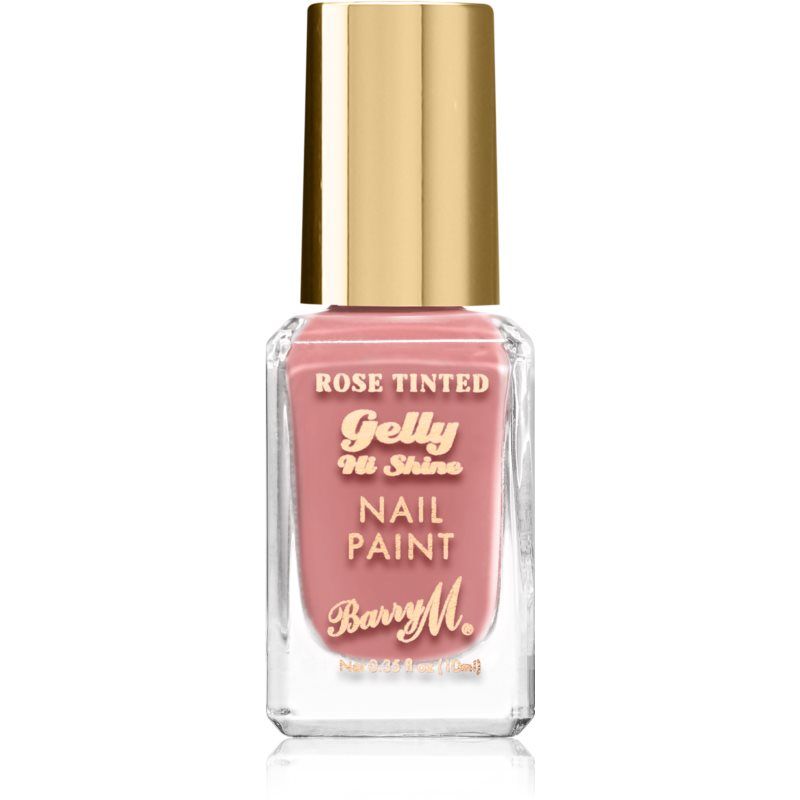 Barry M Gelly Hi Shine Rose Tinted kynsilakka Sävy Crushed 10 ml
