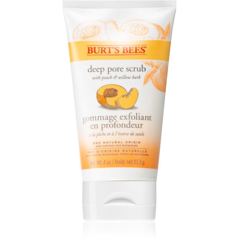 Burt’s Bees Peach & Willow Bark syväpuhdistava kuorinta 113,3 g