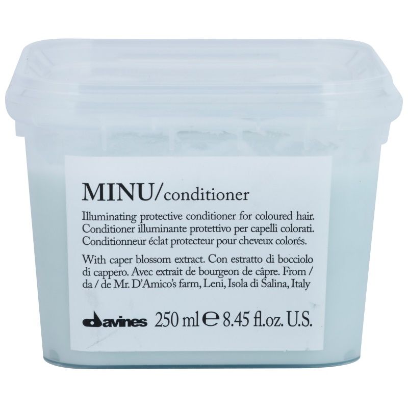 Davines Minu Caper Blossom Suojaava Hoitoaine Värjätyille Hiuksille 250 ml