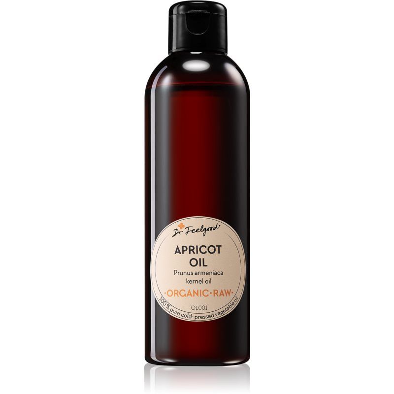 Dr. Feelgood Organic & Raw Kylmäpuristettu Aprikoosiöljy 200 ml