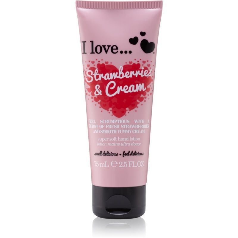 I love... Strawberries & Cream Käsivoide 75 ml
