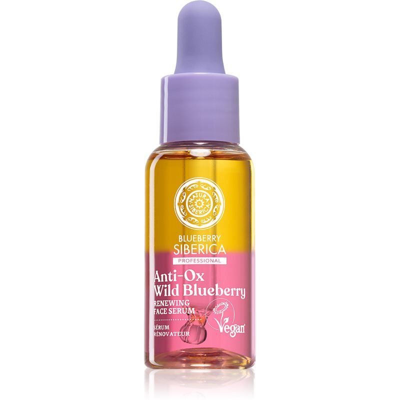Natura Siberica Anti-Ox Wild Blueberry Uudistava Kasvoseerumi 30 ml