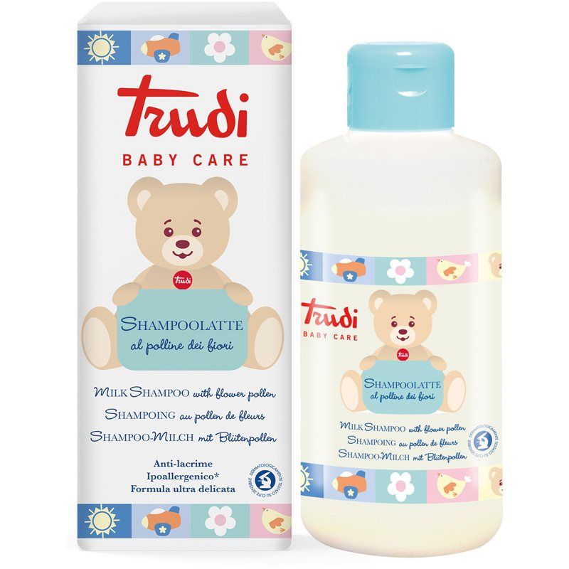 Trudi Baby Care siitepölyä sisältävä maitomainen shampoo lapsille 250 ml