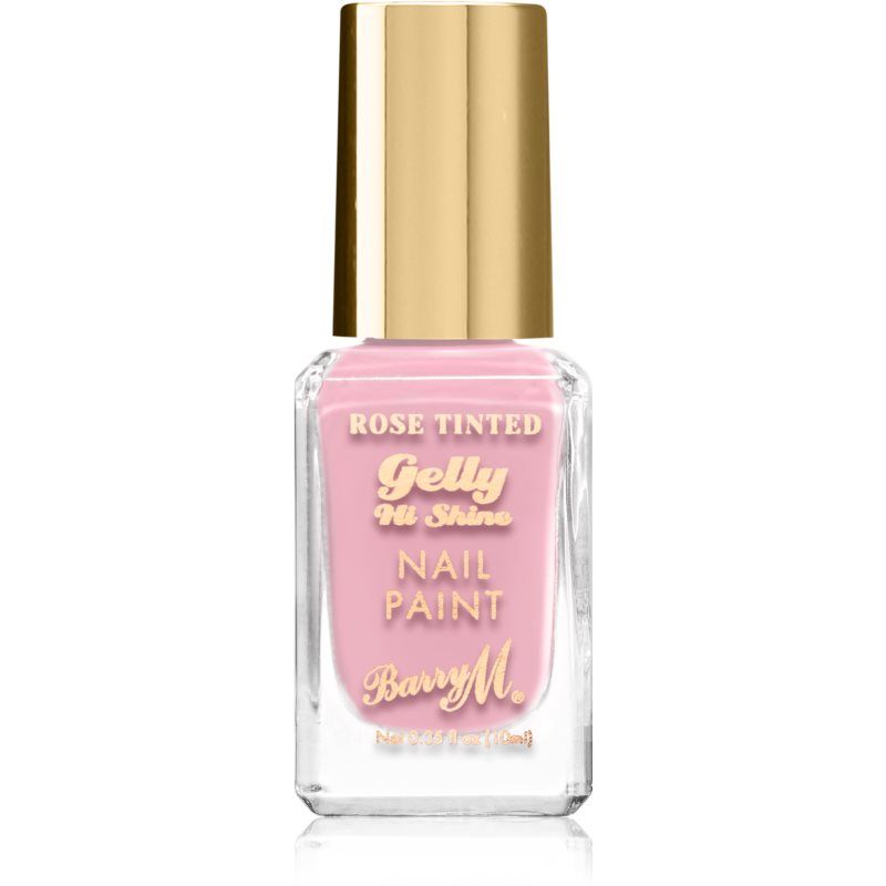 Barry M Gelly Hi Shine Rose Tinted kynsilakka Sävy Blushed 10 ml
