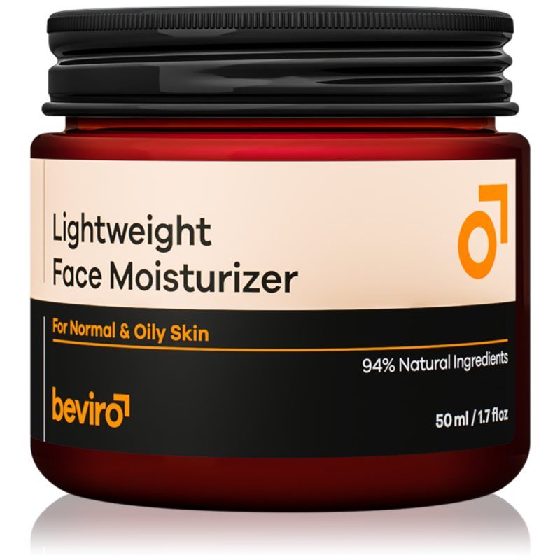 Beviro Lightweight Face Moisturizer Kosteuttava Voide Miehille 50 ml