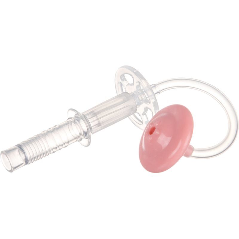 canpol babies Straw silikonipilli painolla Pink 1 kpl