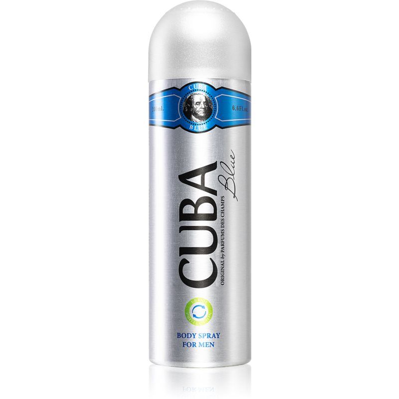 Cuba Blue Deodorantti ja Vartalosuihke Miehille 200 ml