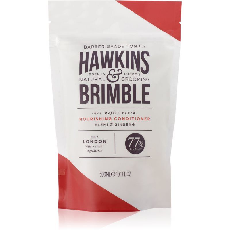 Hawkins & Brimble Nourishing Conditioner Eco Refill Pouch Ravitseva Hoitoaine Täyttöpakkaus Miehille 300 ml
