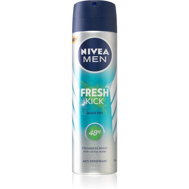 Nivea Men Fresh Kick antiperspiranttisuihke 48h 150 ml