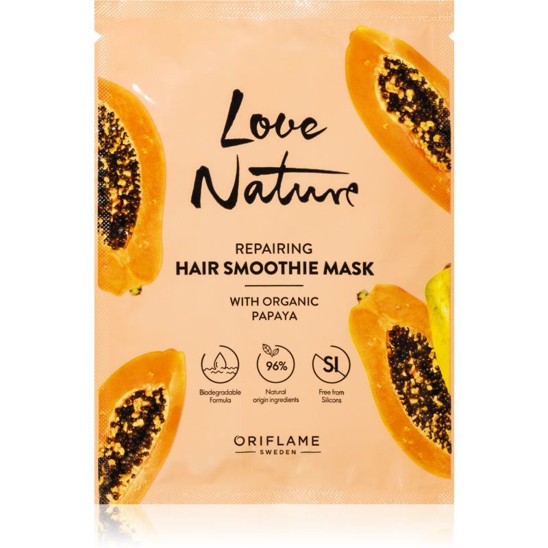 Oriflame Love Nature Organic Papaya Elvyttävä Hiusnaamio 30 ml