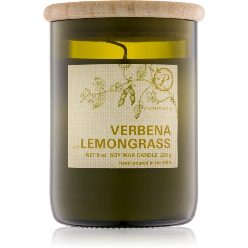Paddywax Eco Green Verbena & Lemongrass Tuoksukynttilä 226 g
