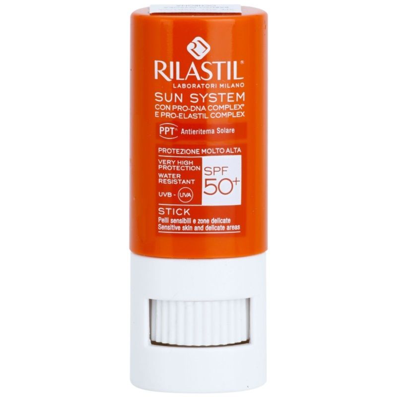 Rilastil Sun System Suojaava Balsami Huulille Ja Herkille Alueille SPF 50+ 8,5 ml