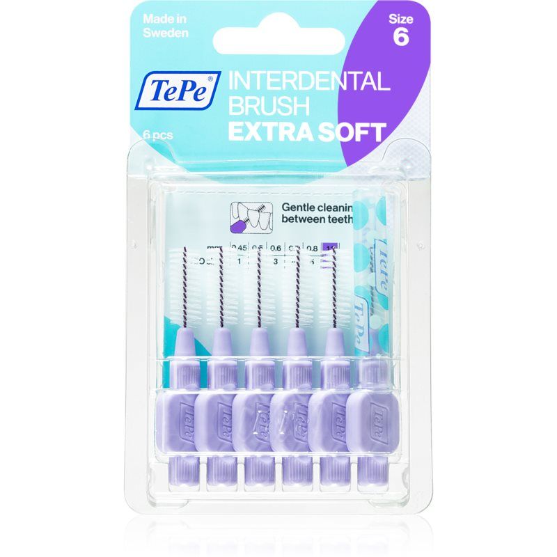 TePe Interdental Brush Extra Soft Hammasväliharjat 1,1 mm 6 kpl