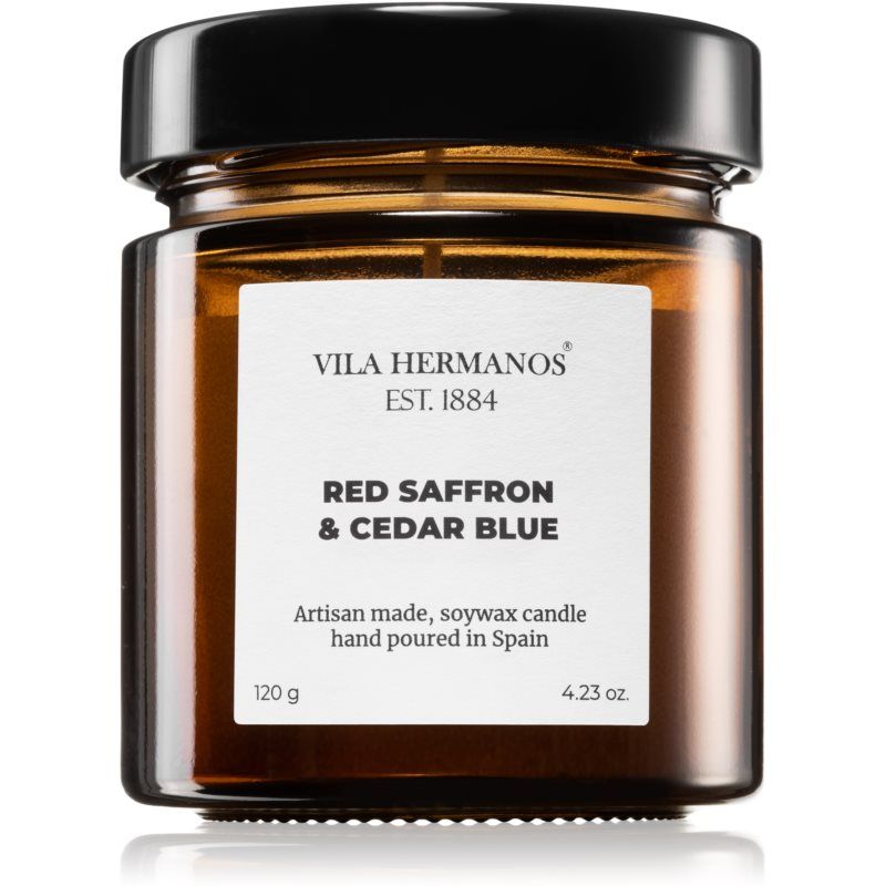 Vila Hermanos Apothecary Red Saffron & Cedar Blue Tuoksukynttilä 120 g