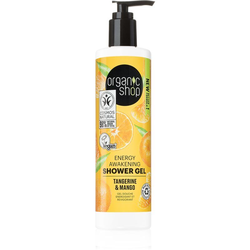 Organic Shop Tangerine & Mango energisoiva suihkugeeli 280 ml