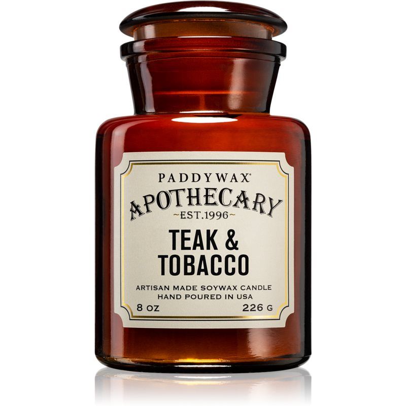 Paddywax Apothecary Teak & Tabacco Tuoksukynttilä 226 g