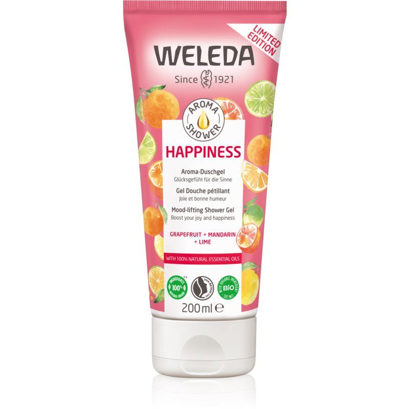 Weleda Aroma Shower Happiness energisoiva suihkugeeli 200 ml