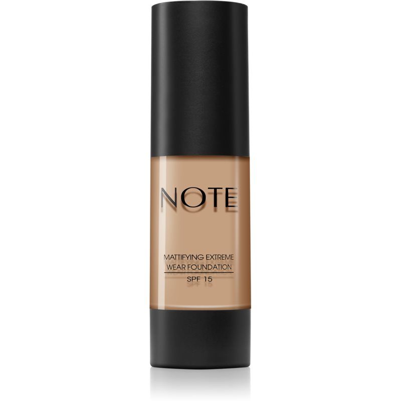 Note Cosmetique Mattifying Extreme Wear Foundation mattapinnan antava meikkivoide 02 Natural Beige 30 ml