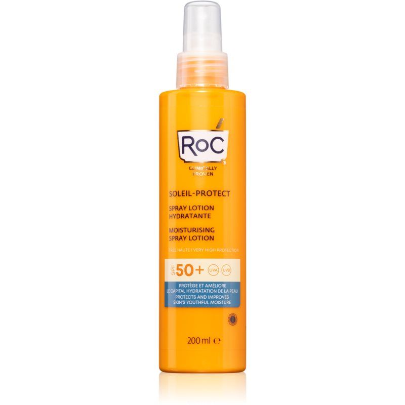 RoC Soleil Protexion+ Moisturising Spray Lotion kosteuttava aurinkosuojasuihke SPF 50+ 200 ml