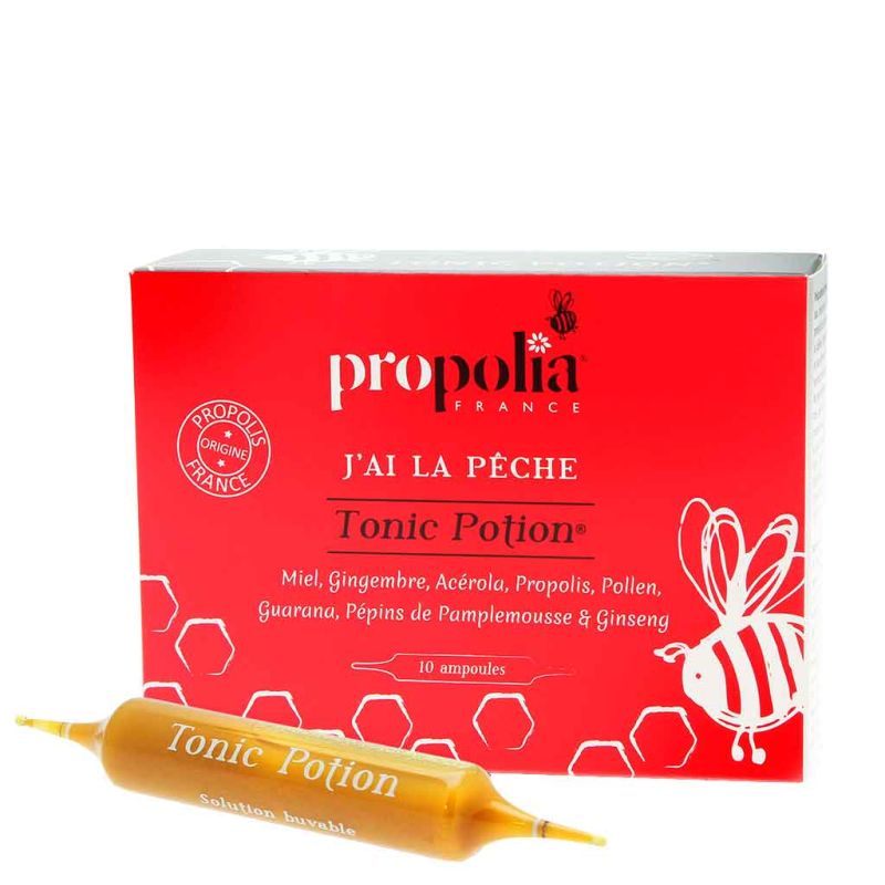 Propolia Tonic Potion Energia-ampullit Inkivääri 10 kpl, Lisäravinne