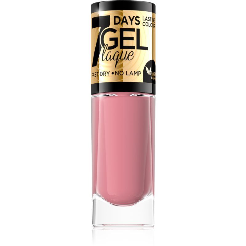 Eveline Cosmetics 7 Days Gel Laque Nail Enamel geelikynsilakka – UV/LED-lamppua ei tarvita Sävy 42 8 ml