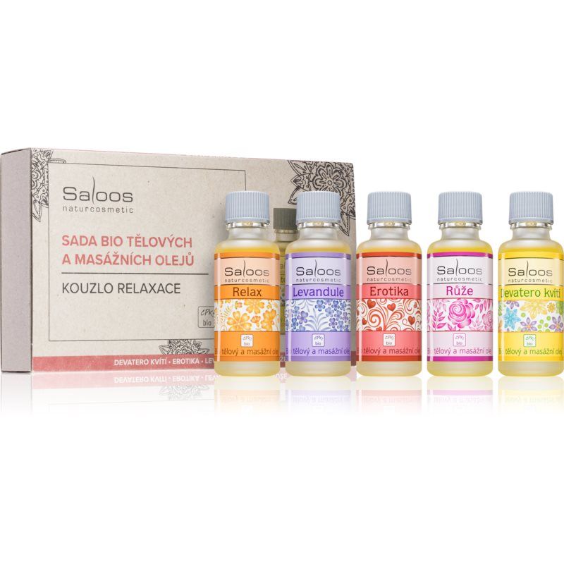 Saloos Bio Body And Massage Oils The Magic Of Relaxation lahjasetti