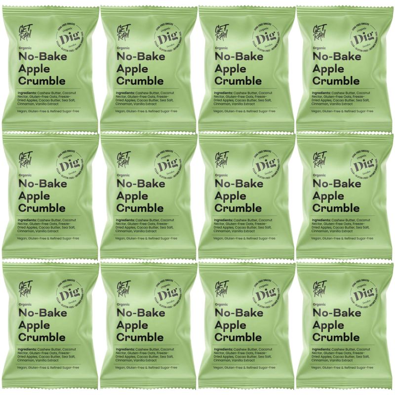Dig GET RAW No-Bake Apple Crumble 12 x 35g