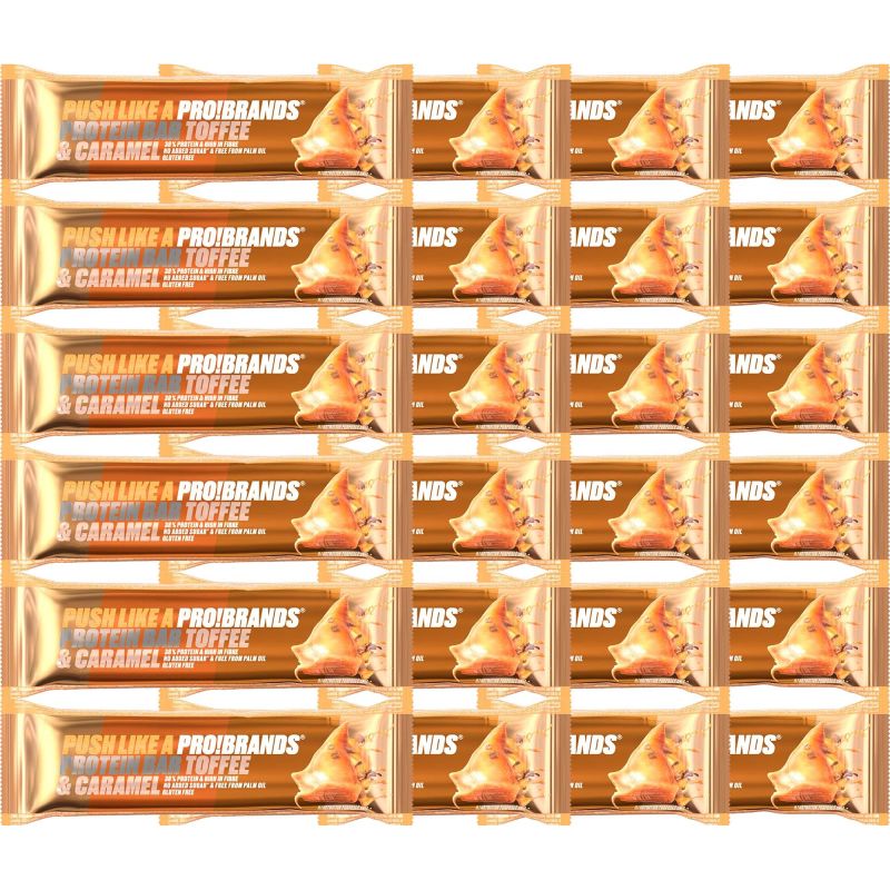 ProBrands Protein Bar Toffee & Caramel 24 x 45 g