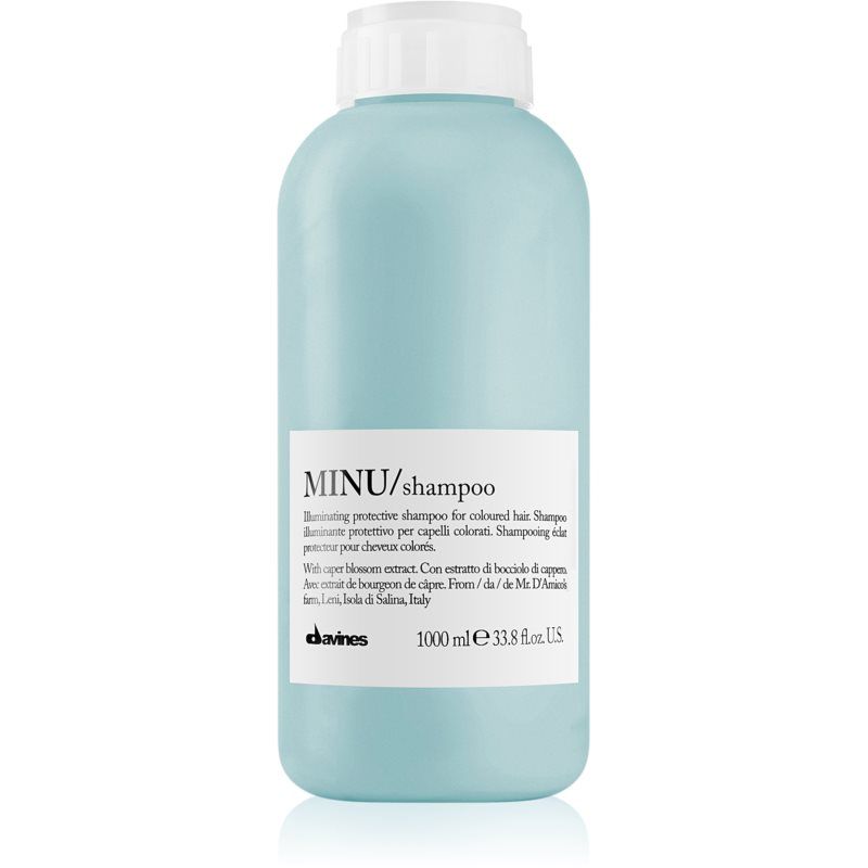 Davines Essential Haircare MINU Shampoo suojaava shampoo Värjätyille Hiuksille 1000 ml
