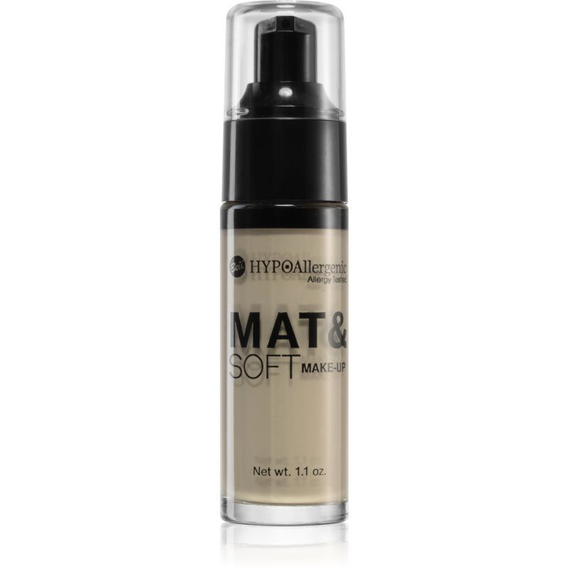 Bell Hypoallergenic Mat&Soft kevyt, mattapinnan antava meikkivoide Sävy 01 Light Beige 30 ml