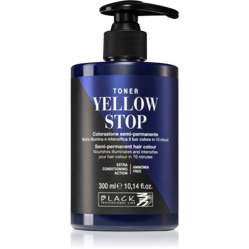 Black Professional Line Yellow Stop keltaisia sävyjä neutralisoiva sävyte 300 ml