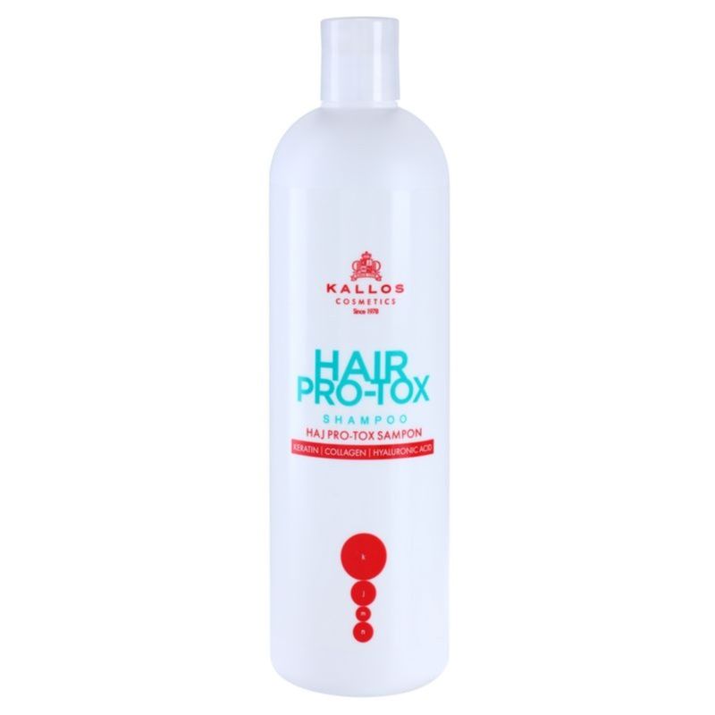 Kallos Hair Pro-Tox keratiinishampoo Kuiville Ja Vaurioituneille Hiuksille 500 ml