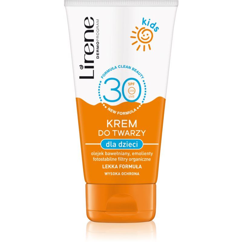 Lirene Sun care aurinkosuojavoide kasvoille Lapsille SPF 30 50 ml