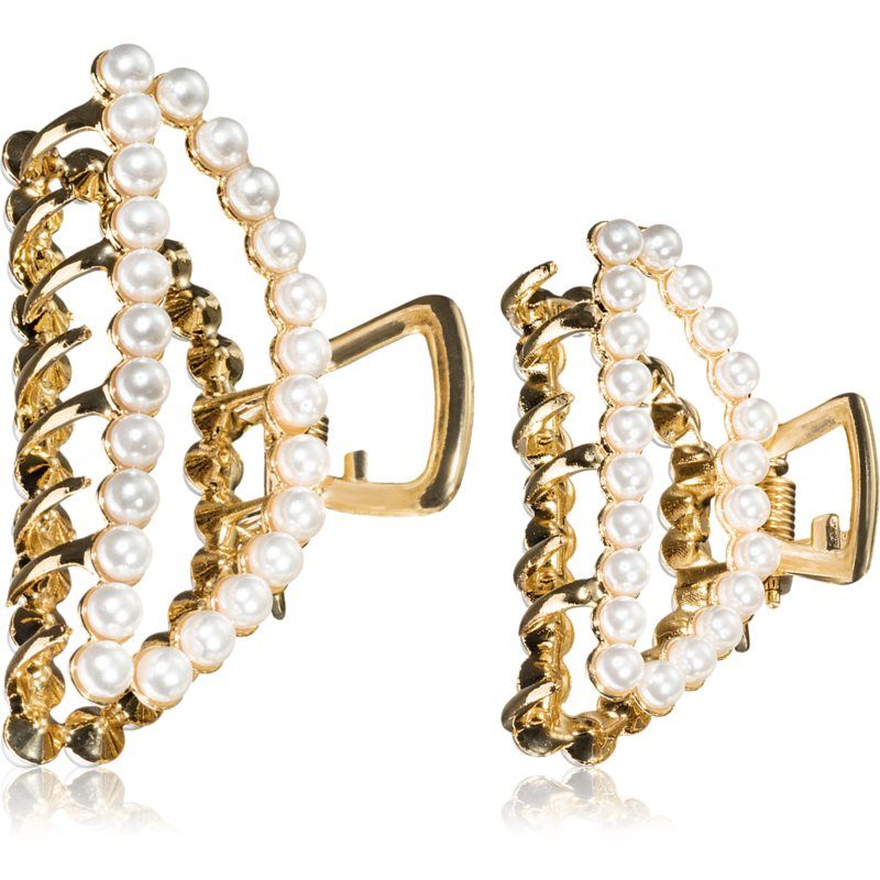 Notino Grace Collection Faux pearl hair claw clips hiusklipsi 2 kpl