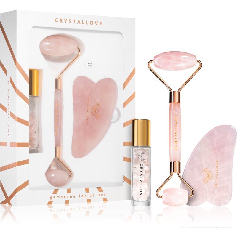 Crystallove Rose Quartz Beauty Set ihonhoitosetti