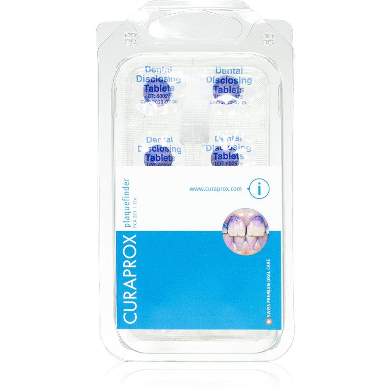Curaprox PCA 223 plakkiväritabletit 12 kpl