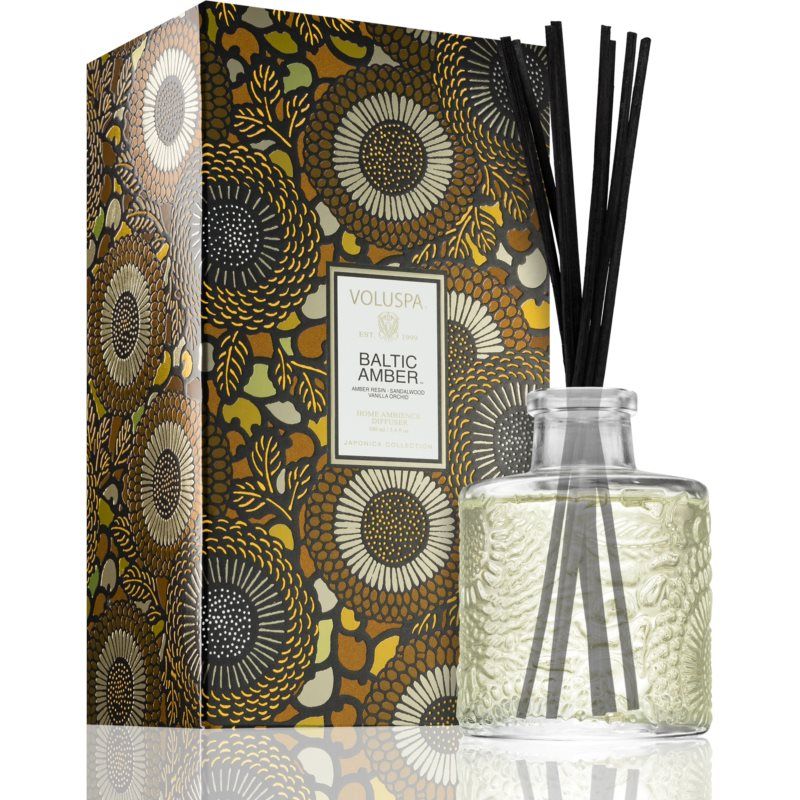 VOLUSPA Japonica Baltic Amber aromadiffuuseri täytöllä 100 ml
