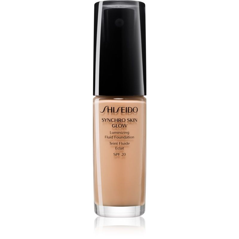 Shiseido Synchro Skin Glow Luminizing Fluid Foundation kirkastava meikkivoide SPF 20 Sävy Neutral 4 30 ml