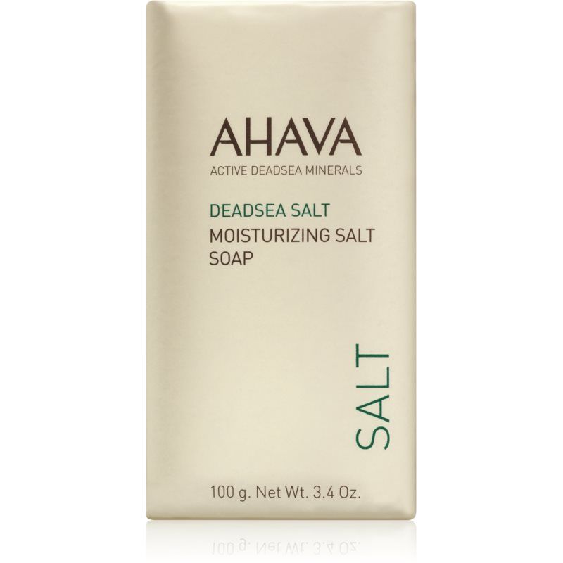 AHAVA Dead Sea Salt kosteuttava Kuolleenmeren suolaa sisältävä saippua 100 g