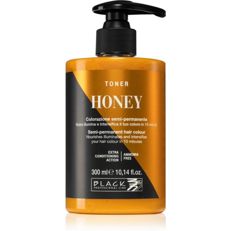 Black Professional Line Toner luonnollisen sävyn antava sävyte Honey 300 ml