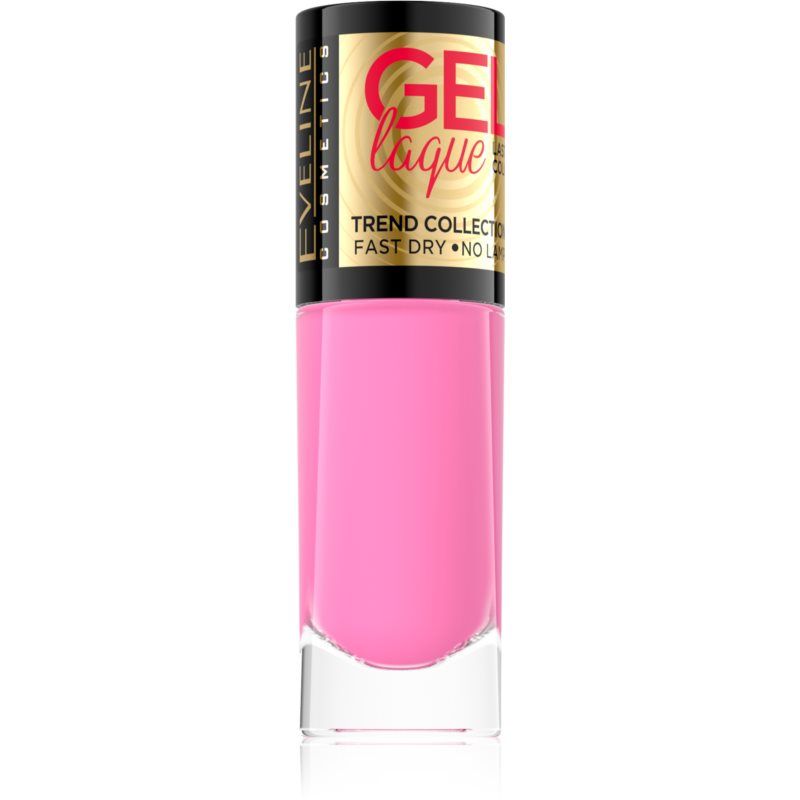 Eveline Cosmetics 7 Days Gel Laque Nail Enamel geelikynsilakka – UV/LED-lamppua ei tarvita Sävy 204 8 ml