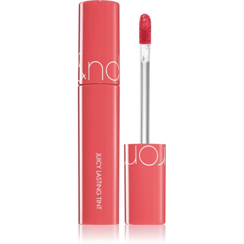 rom&nd Juicy Lasting runsaspigmenttinen huulikiilto Sävy 09 Litchi Coral 5,5 g