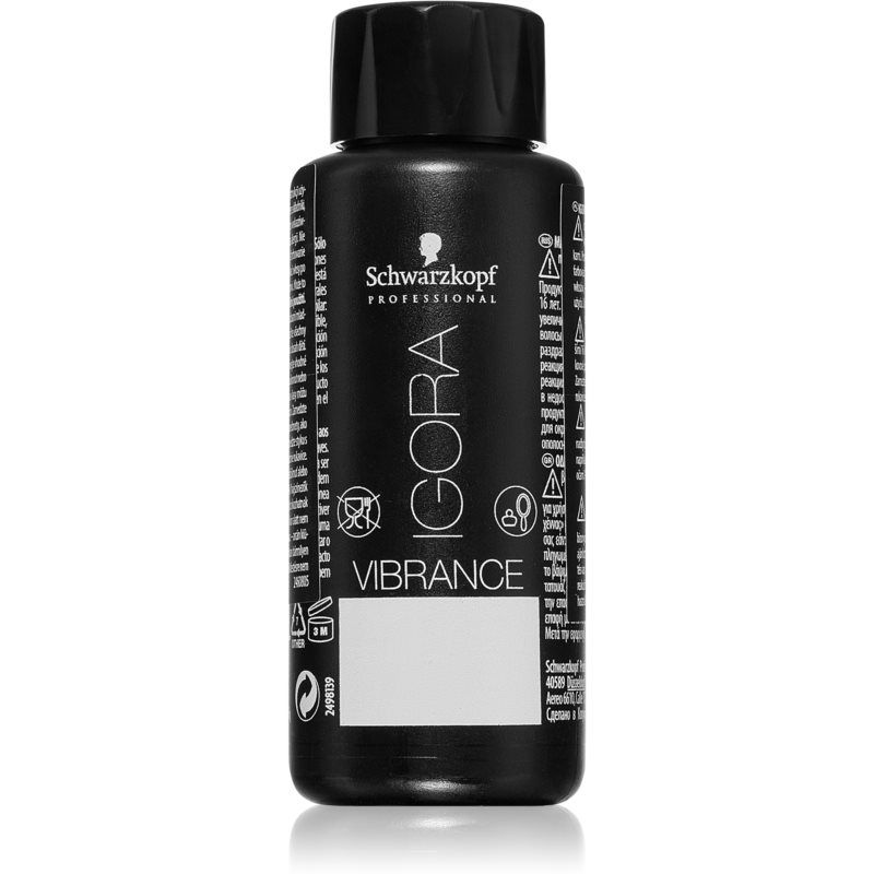 Schwarzkopf Professional IGORA Vibrance hiusten puolikestoväri Sävy 6-23 Dark Blonde 60 ml