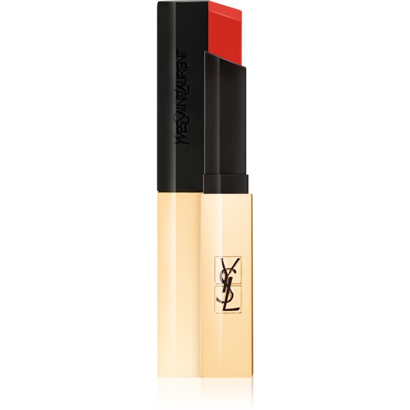 Yves Saint Laurent Rouge Pur Couture The Slim nahkamaisen mattapinnan antava huulipuna Sävy 10 Corail Antinomique 2,2 g
