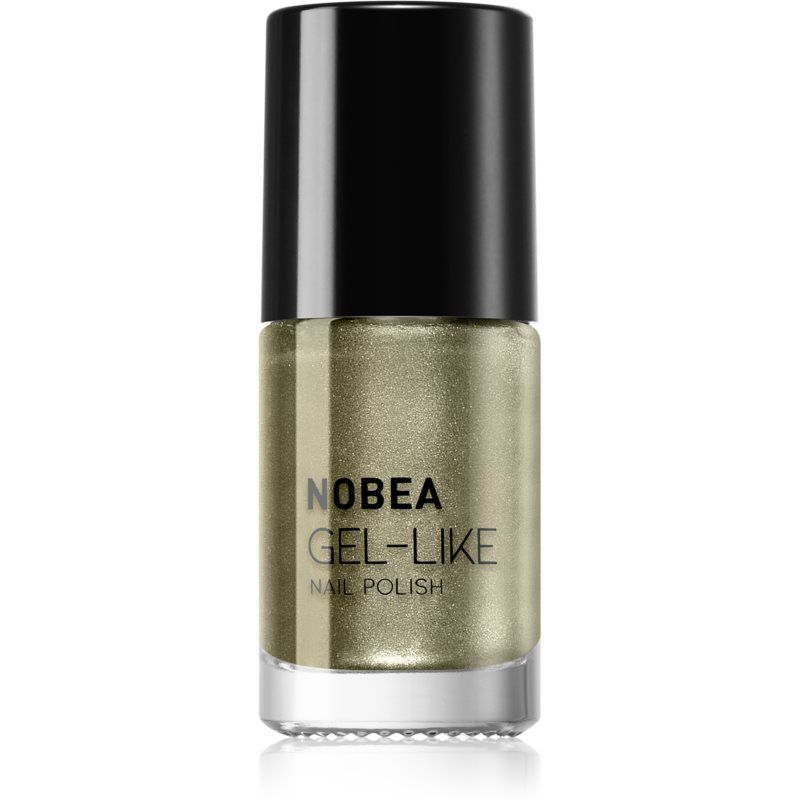NOBEA Metal Gel-like Nail Polish geelimäinen kynsilakka Sävy Olive green N#79 6 ml