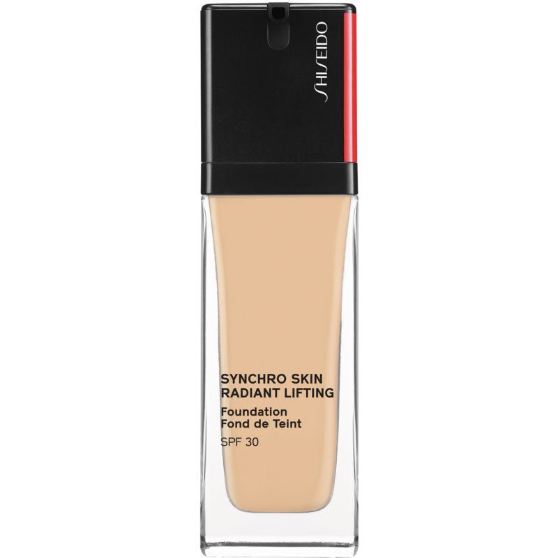 Shiseido Synchro Skin Radiant Lifting Foundation kirkastava ja kohottava meikkivoide SPF 30 Sävy 210 Birch 30 ml