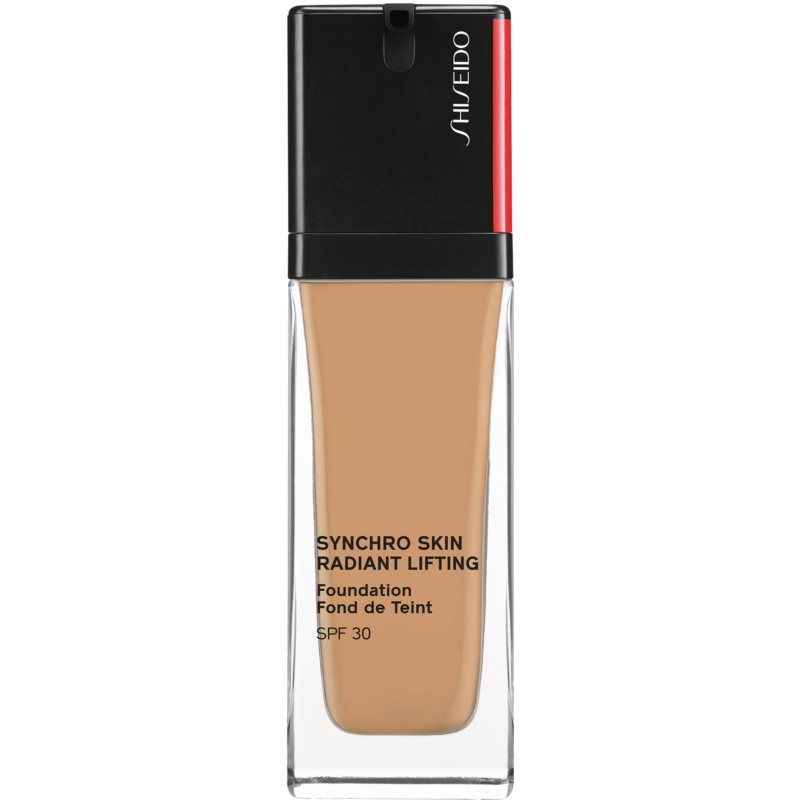 Shiseido Synchro Skin Radiant Lifting Foundation kirkastava ja kohottava meikkivoide SPF 30 Sävy 350 Maple 30 ml