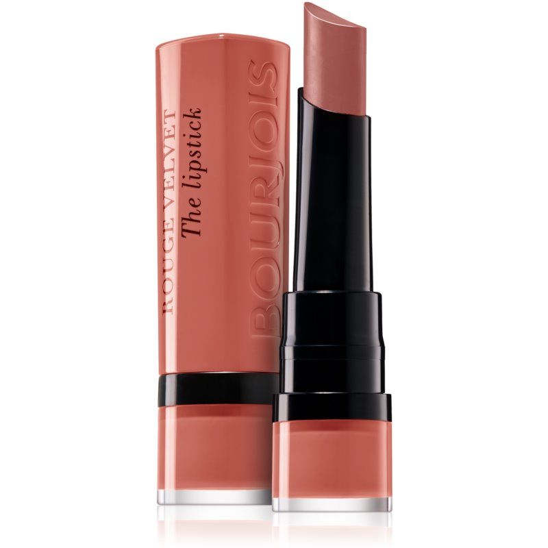 Bourjois Rouge Velvet The Lipstick mattahuulipuna Sävy 15 Peach Tatin 2,4 g